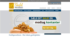 Desktop Screenshot of guldspecialisten.dk